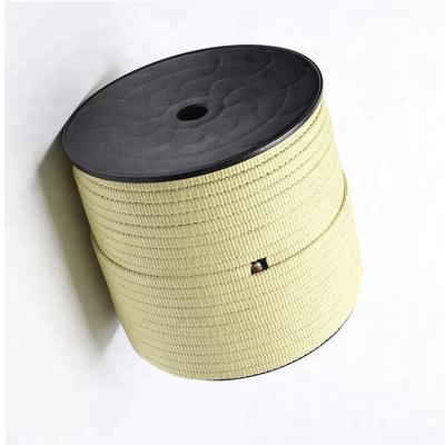 China Heat Resistance Aramid Fiber Coil Heat Resistant Rope For Temper Glass Furnace for sale