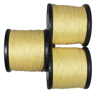 China High Strength Heat Resistant Abrasion Resistant 2mm Diameter Aramid Fiber Braided Rope for sale