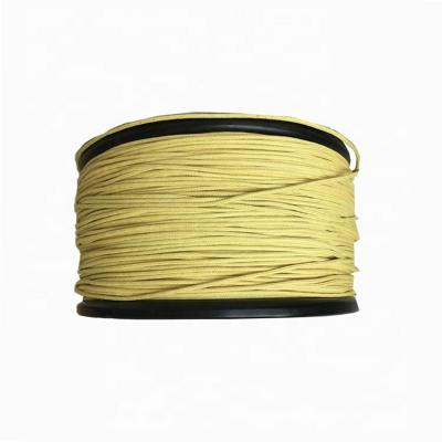 China High Strength 2mm 3mm Aramid Fiber Heat Resistant Ropes for sale