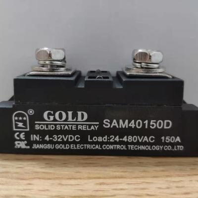 China NC Relay SAM40150D 150A Single Phase Sealed Solid State Industrial Grade DC Controlled AC SSR for sale