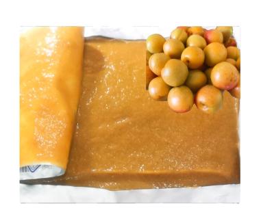 China Low-CARB Double Concentrate Fruit Puree Raw Material Apricot for sale