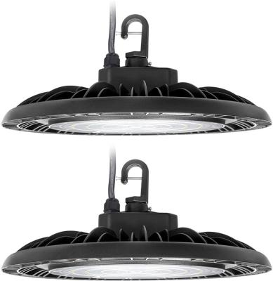 China Minglight Warehouse DLC ELT Listed 5 Year Warranty 1-10v Dimming UFO Led High Bay Light for sale