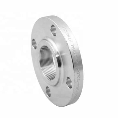 China 200 Series/300 Series/400series ASTM A182 2 Inch 150 lb 316L Stainless Steel Female Threaded Flange for sale