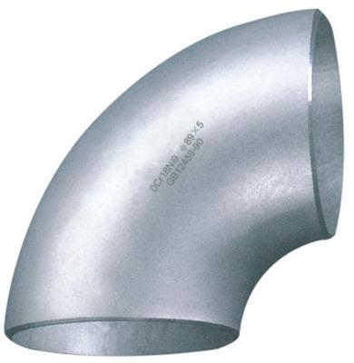 China 300 Series ERW 45 60 90 180 Degree Butt Welding 304 316 Stainless Steel Elbow With Stock for sale