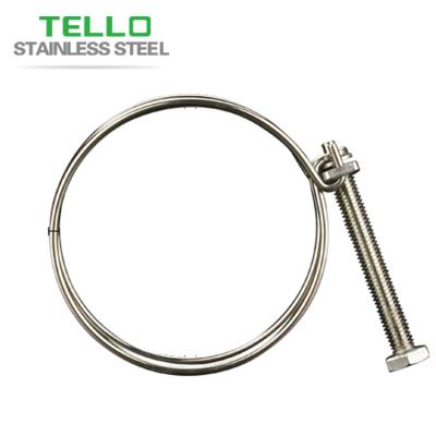 China Pipe Flange Stainless Steel Wire Line Clamp for sale