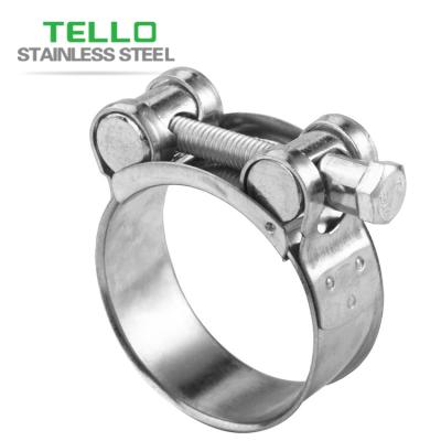 China Pipe Flange Stainless Steel High Intensity Pipe Clamp for sale