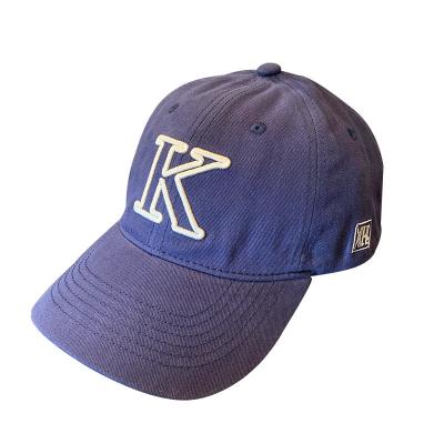 China South Korea JOINT soft top sports baseball cap INS female trend curren cap male peaked brand K letter red wine face shade small for sale