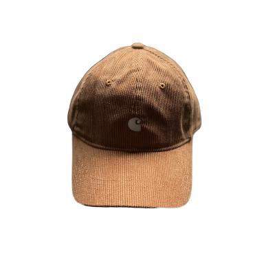 China Retro Carhart JOINT hat corduroy baseball mao men's and women's autumn and winter large curved brim duck tongue mao head for sale