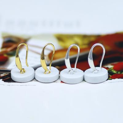 China diy electroplating ear hook9*15mm (100/Packs) accessories 62# earring accessories tassel ear hook earrings 62# hook pure copper material handmade pendant ear for sale