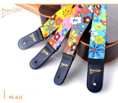 China Wholesale Cheapest China GUITAR inventor colorful cartoon ukelulu guitar strap with high quality for sale