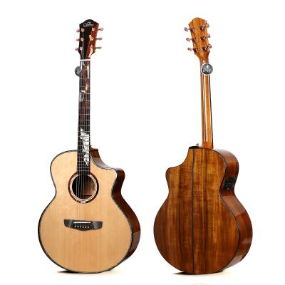 China China OEM Wholesale 41 Inch Solid Fir Sevillana Acoustic Guitar With High Quality for sale