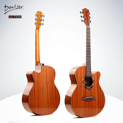 China Full Sapele Acrylic Sapele 40inch Guitar Factory Price for sale