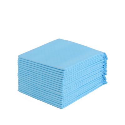 China Viable Hot Sale Customized Cheap Blue 100% Cotton Dog Rectangle Training Pads for sale