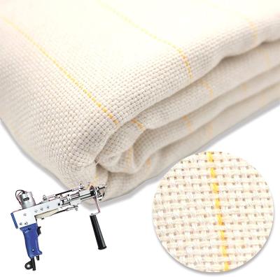 China Double Faced Tufting Cloth Primary Cloth For Tufting Monk Cloth Rug Backcloth Sales OEM Embroidery Roll Cotton White Poly Gun for sale