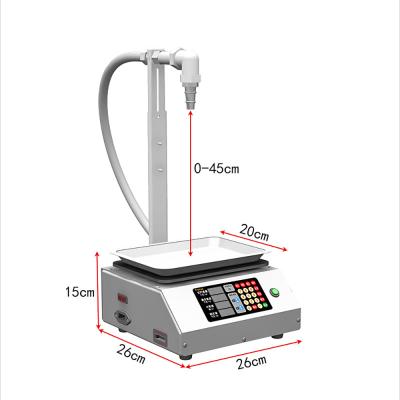 China Beverage CSY-L17 50-15000ml Digital Control Pump One Head Liquid Filling for sale