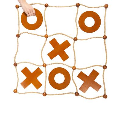 China OEM Wooden Lawn Outdoor Height Garden Game Giant Tic Tac Toe Game for sale