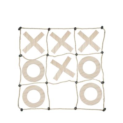 China OEM Wooden Lawn Outdoor Height Garden Game Giant Tic Tac Toe Game for sale