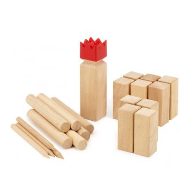 China OEM Kubb Wooden Outdoor Play Set Kids Yard Games for sale