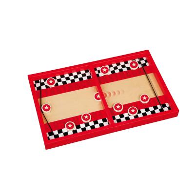 China OEM Puck Foosball Winner Board Game Wooden Slingshot Board Speed ​​Pebble Wooden Game for sale