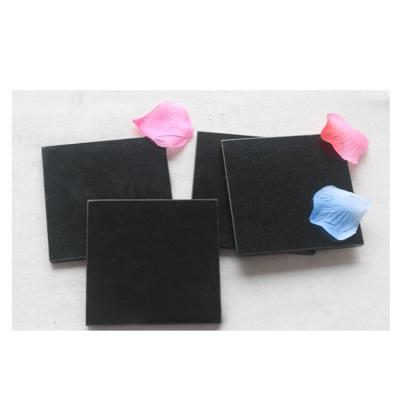 China Viable High Quality Natural Black Granite Cup Stone Coaster for sale