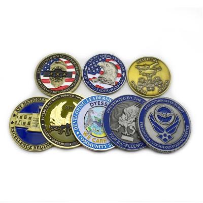 China China Custom Logo Printed Blank Metal Souvenir Coins for sale