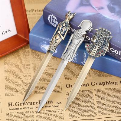 China Antique Imitation 3D Logo Custom Design Paper Cutter Kit Letter Opener Blade For Brass Souvenir for sale