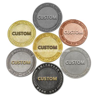 China China High Quality Top Selling Customized Colored Silver Coins For Sports Clubs for sale