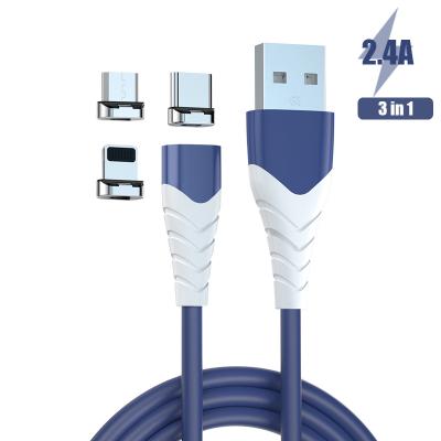 China 2022 Magnetic Promotion Magnetic Cables 2A USB Charging Type C Fast Charger Attach Strong Suction For iPhone Samsung Xiaomi Huawei for sale