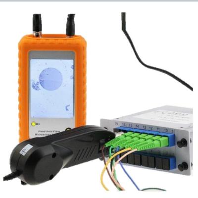 China FTTX STS824 Video Microscope , Fiber Optic Inspection Probe With Handheld Display for sale