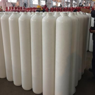 China Steel Gas Cylinders Working Pressure 50L 200BAR TUV/TPED Standard For E CO2 N2O O2 Gas Cylinders for sale