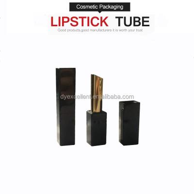 China Cosmetic Makeup Lipstick Tube Square Lipstick Packaging Container for sale