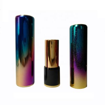 China Cosmetics lipstick with pop top the bottom empty lipstick tube luxury multicolor lipstick tube press tube for sale