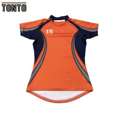 China Professional Custom Cheap Youth Full Dye Sublimation Rugby Tank Tops Breathable for sale