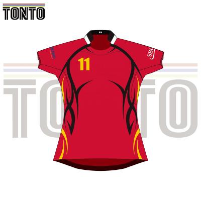 China Breathable International Custom Rugby Uniform Tank Top for sale