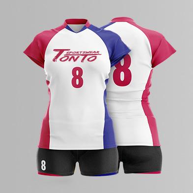 China Custom Women Volleyball Team Uniforms Sexy Professional Sublimated Tank Tops Anti-UV for sale