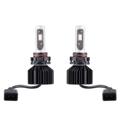 China All cars/motorcycles h1 top level fanless wireless led headlight with 360 degree adjusting head for sale