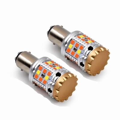 China 100% canbus G2 led turn signal light bulb amber clear 1157 led 3157 7443 BAY15D led bulb lights A6 for sale