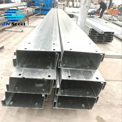 China Galvanized Structural Steel Structure C Channel Light Gauge Roofing Steel Bezel for sale