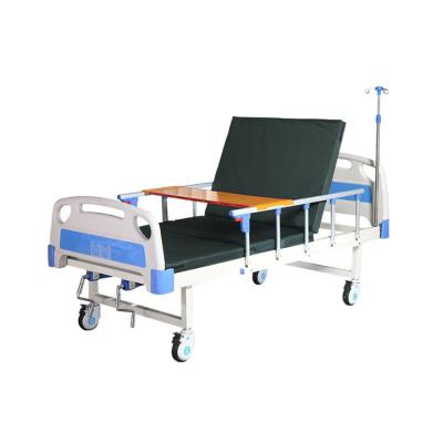 China Modern hot sale quality and quantity assured dimensions manual portable hospital bed for sale