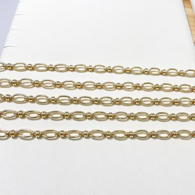 China Wholesale 14K Gold Plated Jewelry Chain For Jewelry Making 5*8mm for sale