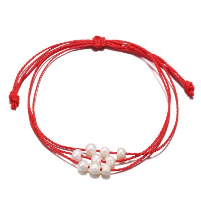 China Women Natural Pearl Religious Woven Bracelet For Women Jewelry Accessories Bangles for sale