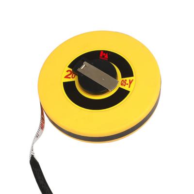 China ABS & Shockproof 50m Round Stainless Steel Fiberglass Tape Measure 10m 15m 20m 30m for sale