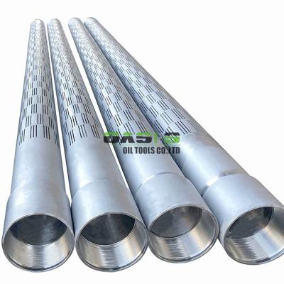 China Slotted Casing Pipes for High-Strength Steel Body with Precise Laser Cutting Technology Te koop