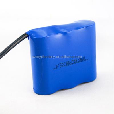 China High Quality Long Cycle Life Ifr26650 3000mah 3ah Lifepo4 6.4v 26650 Battery Pack For Emergency Light for sale