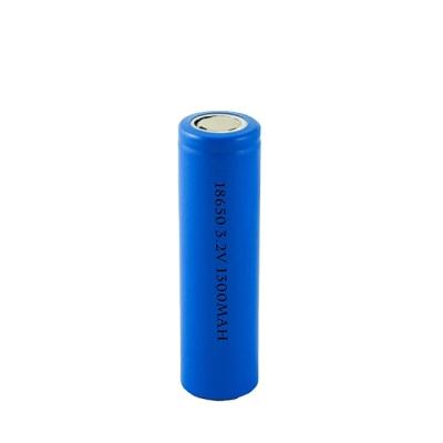 China Long cycle life Cylindrical Lifepo4 18650 3.2v 1300mAh Li-ion rechargeable battery cell for flashlight for sale