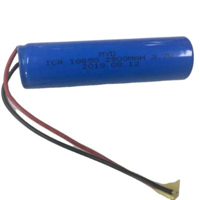 China Toys factory price 3.7v 2900mAh 18650 battery lithium ion pack 18650 battery cell for sale