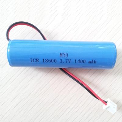 China Plays MYD Customized Li-ion Battery Cell 18490 18500 3.7V 1400mah 1s1p Emergency Light Battery Pack for sale