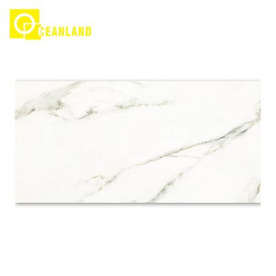 China Rustic Tiles High Quality White Marble Porcelain Wall Thin Ceramic Tile for sale