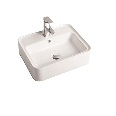 China New Easy Clean Modern Bathroom Sink Porcelain Countertop Basin for sale