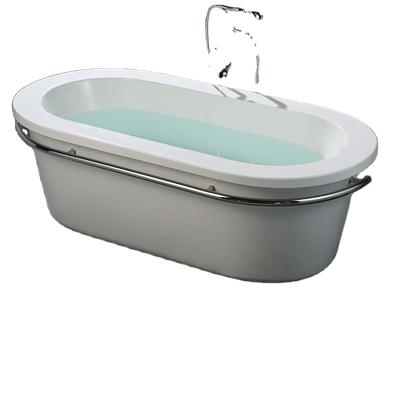 China Freestanding Bathtub Single Acrylic Soaking Freestanding Bathtub for sale